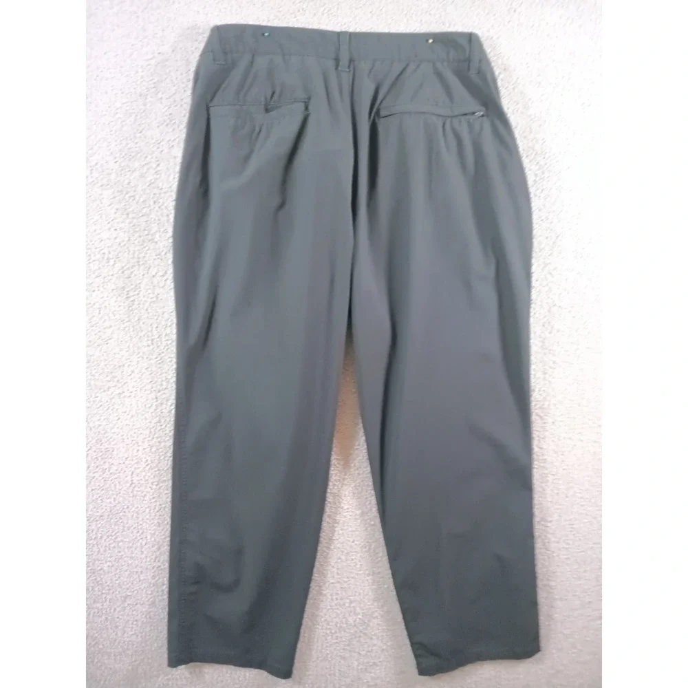 32 Degrees Mens Pants 40x30 Black Performance Travel Stretch Zip Pockets